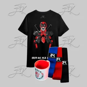 Starter Pack JFK (Camiseta + Bandas + Taza)  y Pulsera Gratis