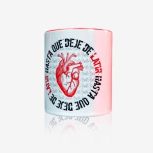 Taza Blanca 12 Oz JFK - Interior Rojo